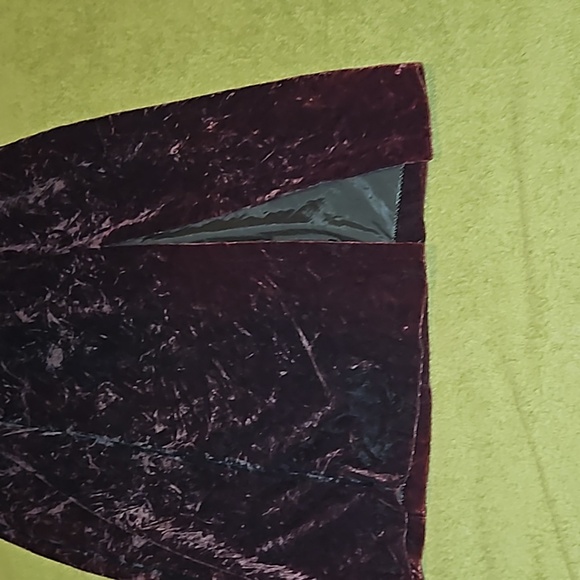 Maxima 100% Velvet Chocolate Gypsy Costume Gown Gold Sequins Beads Size Large 8 - Picture 11 of 17